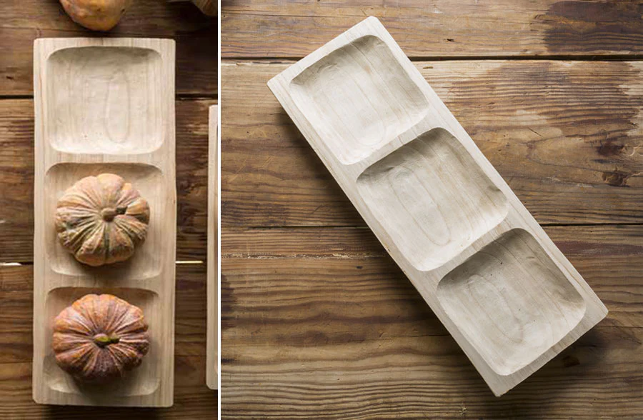 Wooden Sorting Bowl