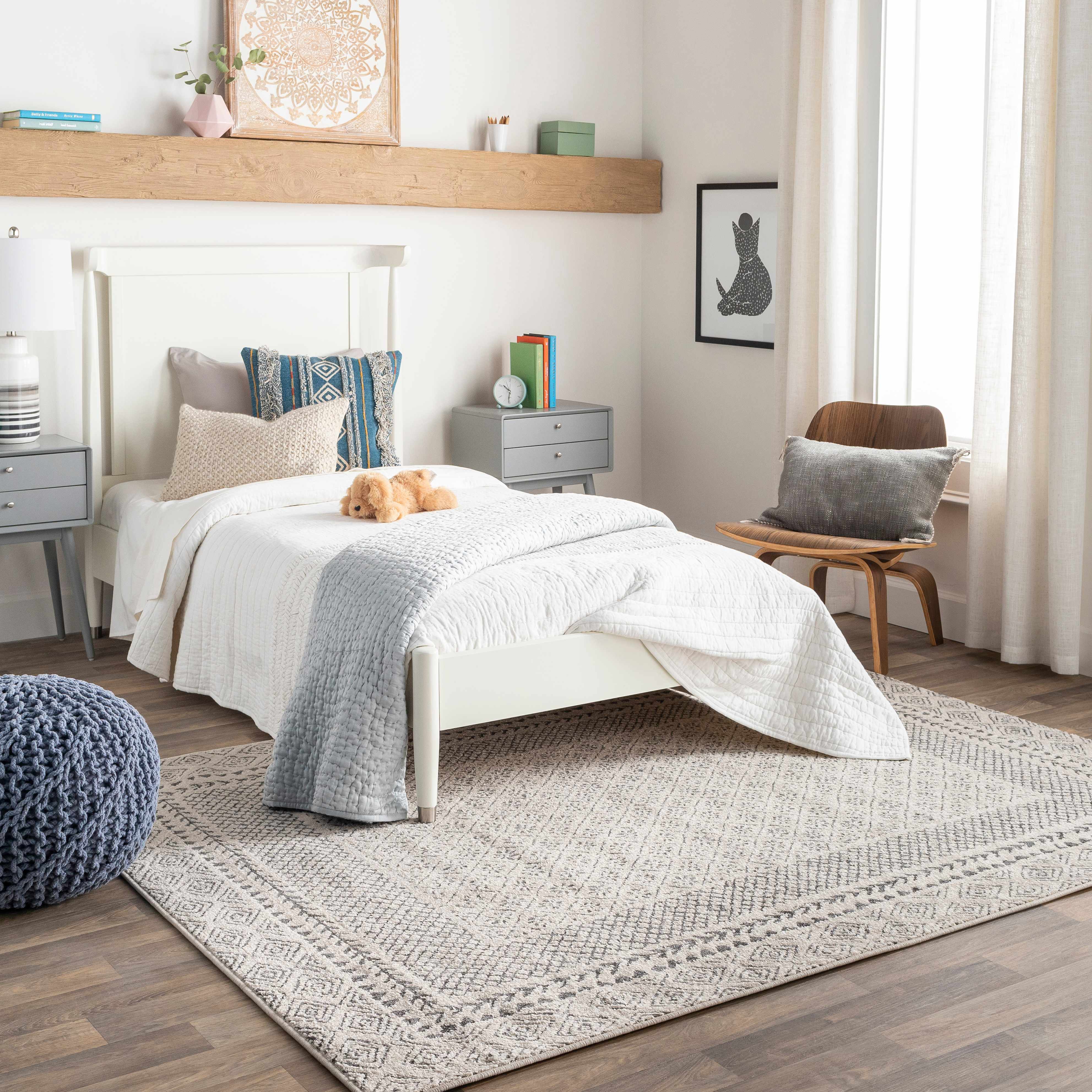 Southwestern Soft Neutral Rug